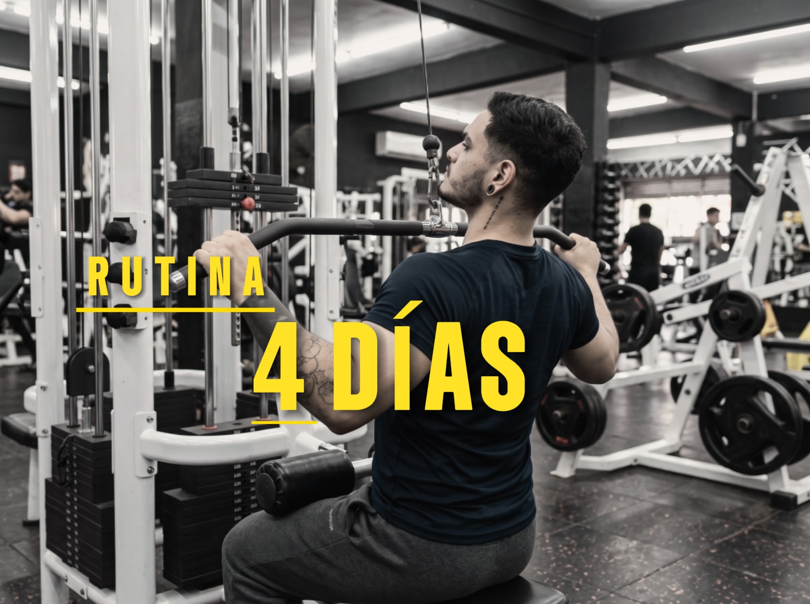 Rutina Hombres 4 Días